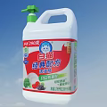 White Cat Classic Formula Dishwashing Liquid 2500g with Green Pump and Vegetable Design