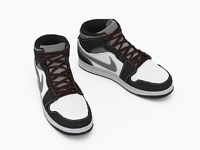 Modern sneaker 3d model