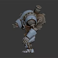 Modern Robot Mech Warrior Mech Soldier Machine Battlearm Mechanical Battlearm 3d model