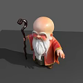 The boundless fairy weng who Zha hand decoration animation 3d model