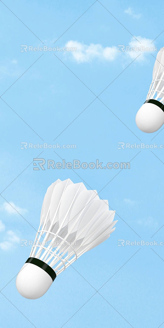 Badminton Ball Sports Goods 3d model