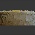 Round Creamy Textured Cake With Smooth Yellow Surface And Decorative Topping