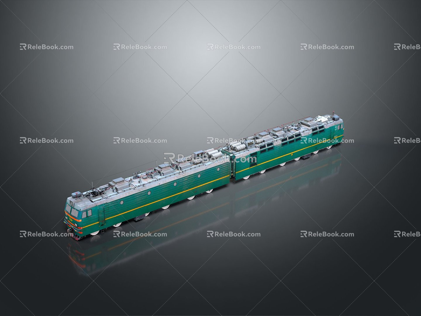 vintage train steam train train carriage locomotive head steam car carriage train modern vehicle 3d model