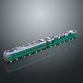 vintage train steam train train carriage locomotive head steam car carriage train modern vehicle 3d model