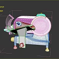 Animal Meat Slicing Machine With Stainless Steel Blade And Safety Cover