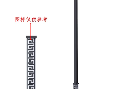 Street lamp landscape lamp outdoor lamp high speed lamp modeling lamp without mountain background 3d model