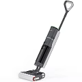 Upright and Handheld Vacuum Cleaners with Black Gray Design and Green Indicator Lights