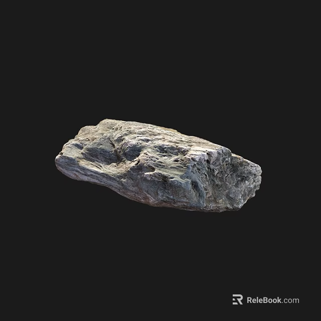 Natural Stone and Wood Material with Rough Textured Surface for Decorative Design 3d model 