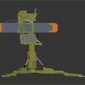 laser tower turret turntable sci-fi tower defense game tower defense sci-fi turret game turret game turret 3d model