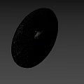 Game Movie Toad Character Sitting On White Circular Platform With Black Background