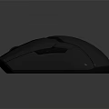Modern Black Computer Mouse With Ergonomic Design Scroll Wheel And Side Buttons 3d model