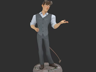 Demon Character Animated Creatures 3d model