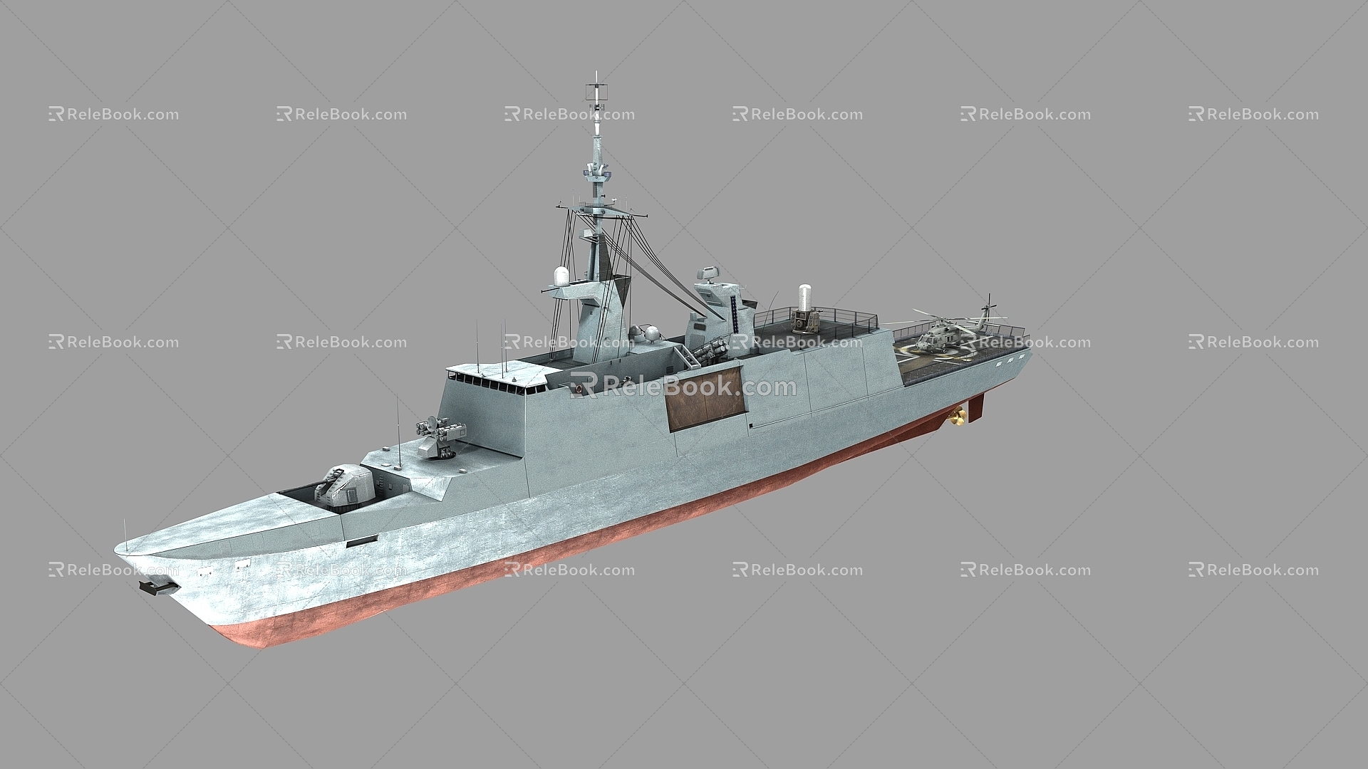 The imaginary enemy PBR Kangding class Taiwan Bay Navy Kangding class missile frigate Lafayette class 17 years of combat power upgrade 3d model