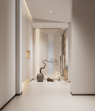 Modern Entrance 3d model