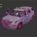 Police Car Police Car Police Car Special Vehicle City Car Special Vehicle 3d model