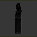 Modern Black Pistol With Textured Grip Slide Trigger Barrel And Tactical Design
