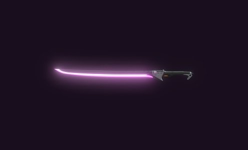 Sword Cyberpunk Sword 3d model