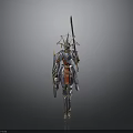 3D Knight Armor Model With Sword And Shield In Detailed Design