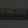 Modern Brown Two Seater Sofa With Comfortable Cushions And Minimalist Design