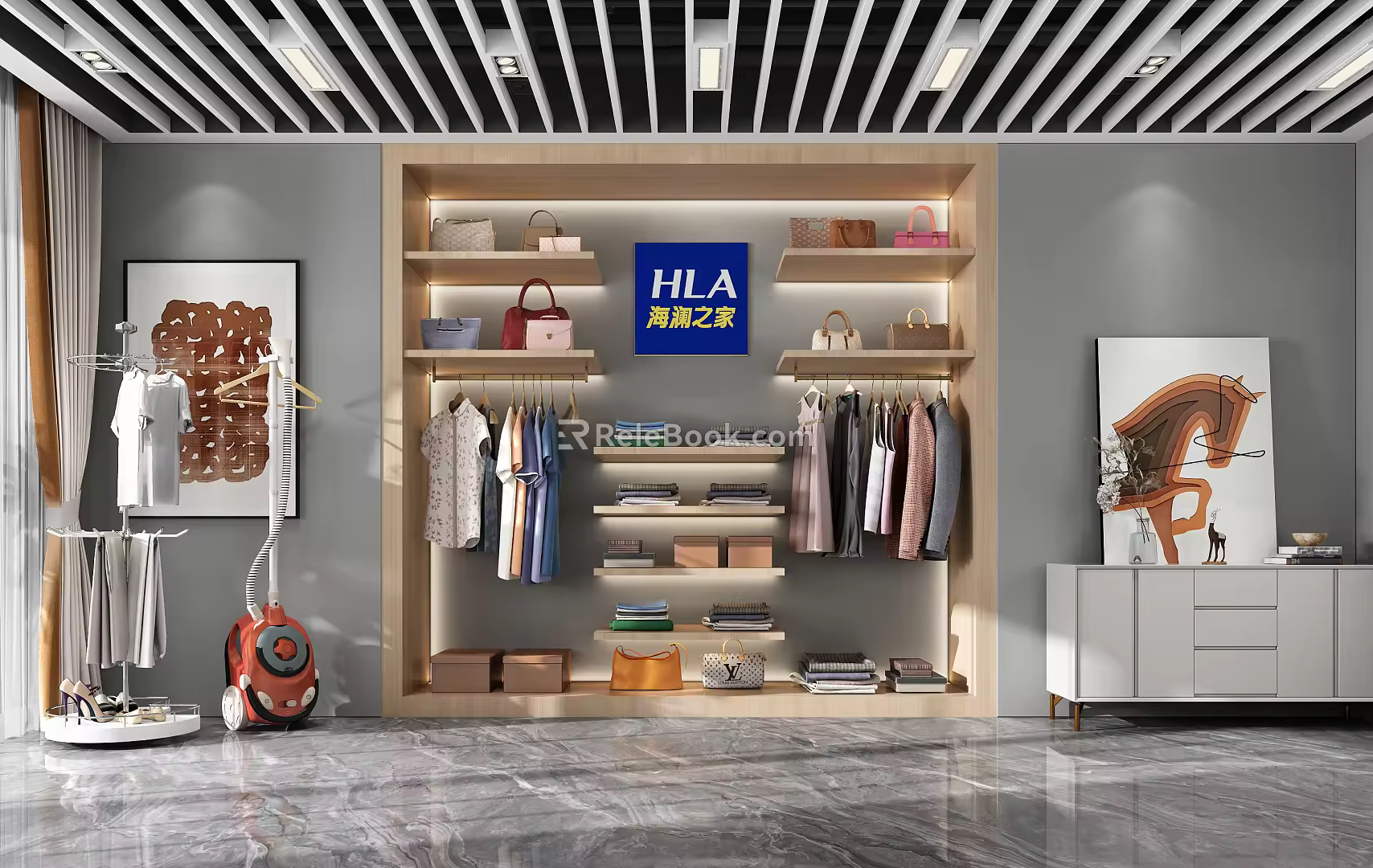 Modern Container Wardrobe 3d model