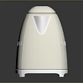 Stylish White SMEG Electric Kettle Modern Daily Electrical Kitchen Appliance