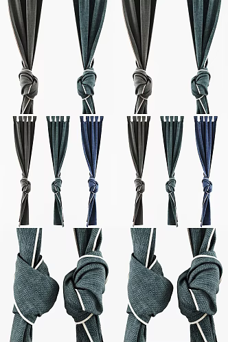 Modern Curtains 3d model
