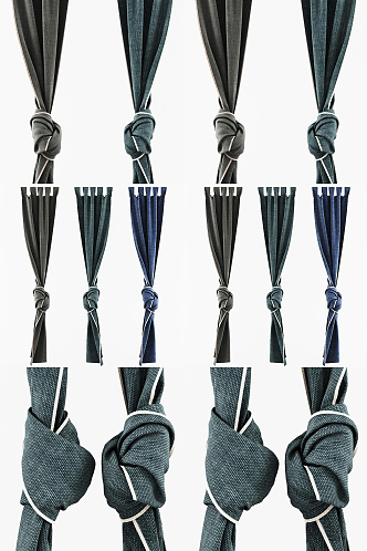 Modern Curtains 3d model