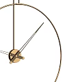 Elegant Modern Golden Metal Circular Design Wall Lamp for Home Interior Decoration