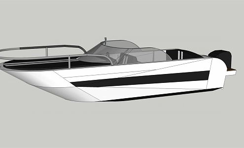 Modern Speedboat 3d model