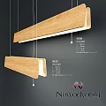 LED Wooden Wall Light With Adjustable Tilt Angle And Cabinet Design Features 3d model