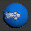 Car Equipped With Blue NoE Gas Cylinder For Vehicle Safety Use