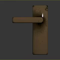Brass Door Handle For Home Hardware With Modern Design And Durable Metal