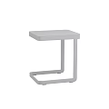 Modern Minimalist Side Table With Sleek Metal Frame And Square Top Design 3d model