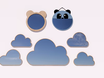 Modern Mirror 3d model