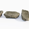 Natural Stone And Wood Decorative Pieces With Various Shapes And Textures