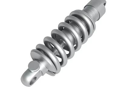 Durable Metal Shock Absorber With Coil Spring And Mechanical Structure 3d model