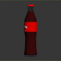 Kvass Khoroshy Beverage In Red Glass Bottle With Maroon Liquid And Red Cap