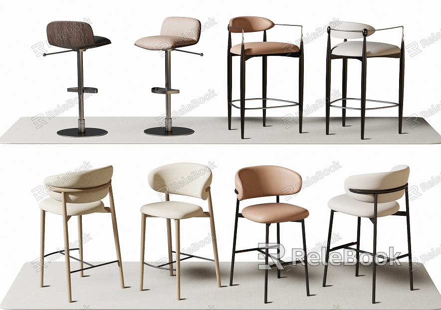 Modern Bar Chair Bar Stool High Stool model