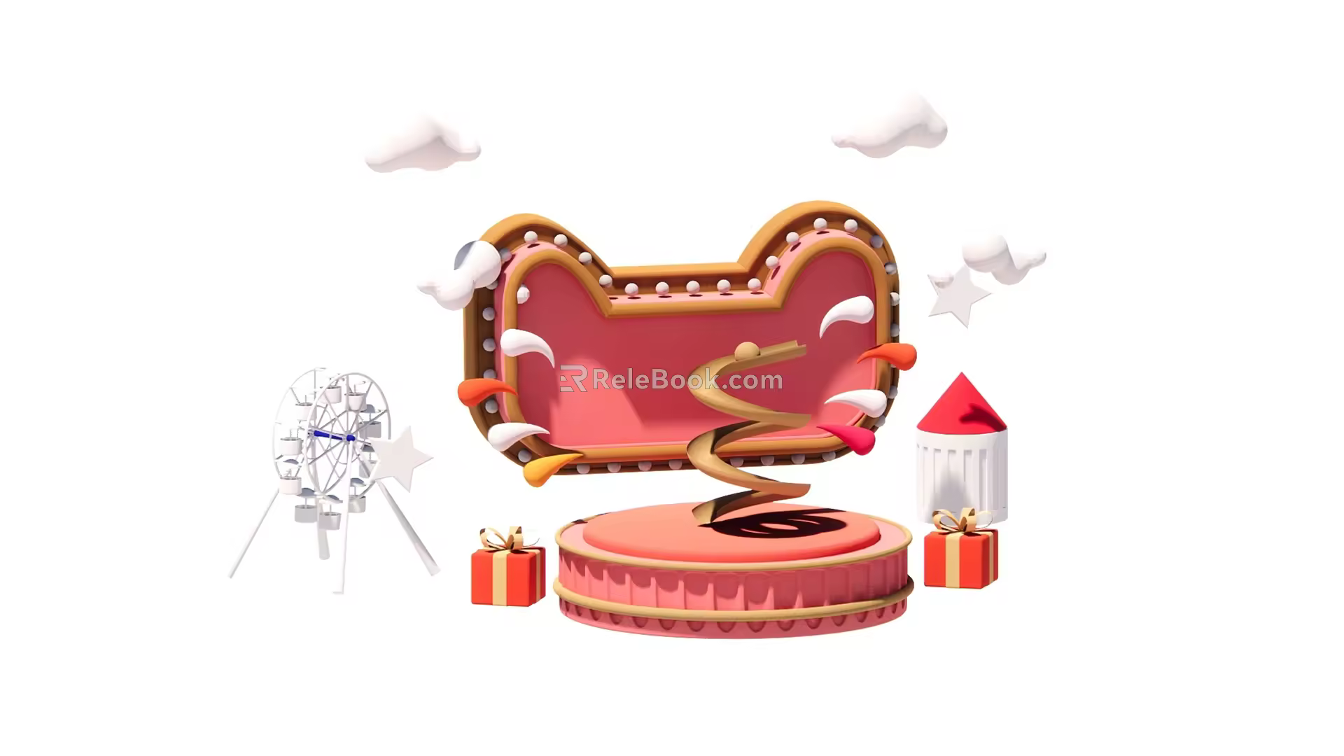 Modern Meichen e-commerce 3d model