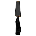 Modern Geometric Floor Lamp With Black Gray Contemporary Design Structure