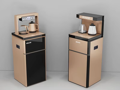 ANOVA Gold And Black Electric Tea Bar Machines With Kettles For Daily Use 3d model