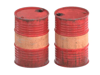 Paint bucket chemical bucket iron bucket iron bucket 3d model