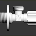 Chrome Plated Brass Angle Valve For Home Plumbing Bathroom Kitchen Use With Polished Surface