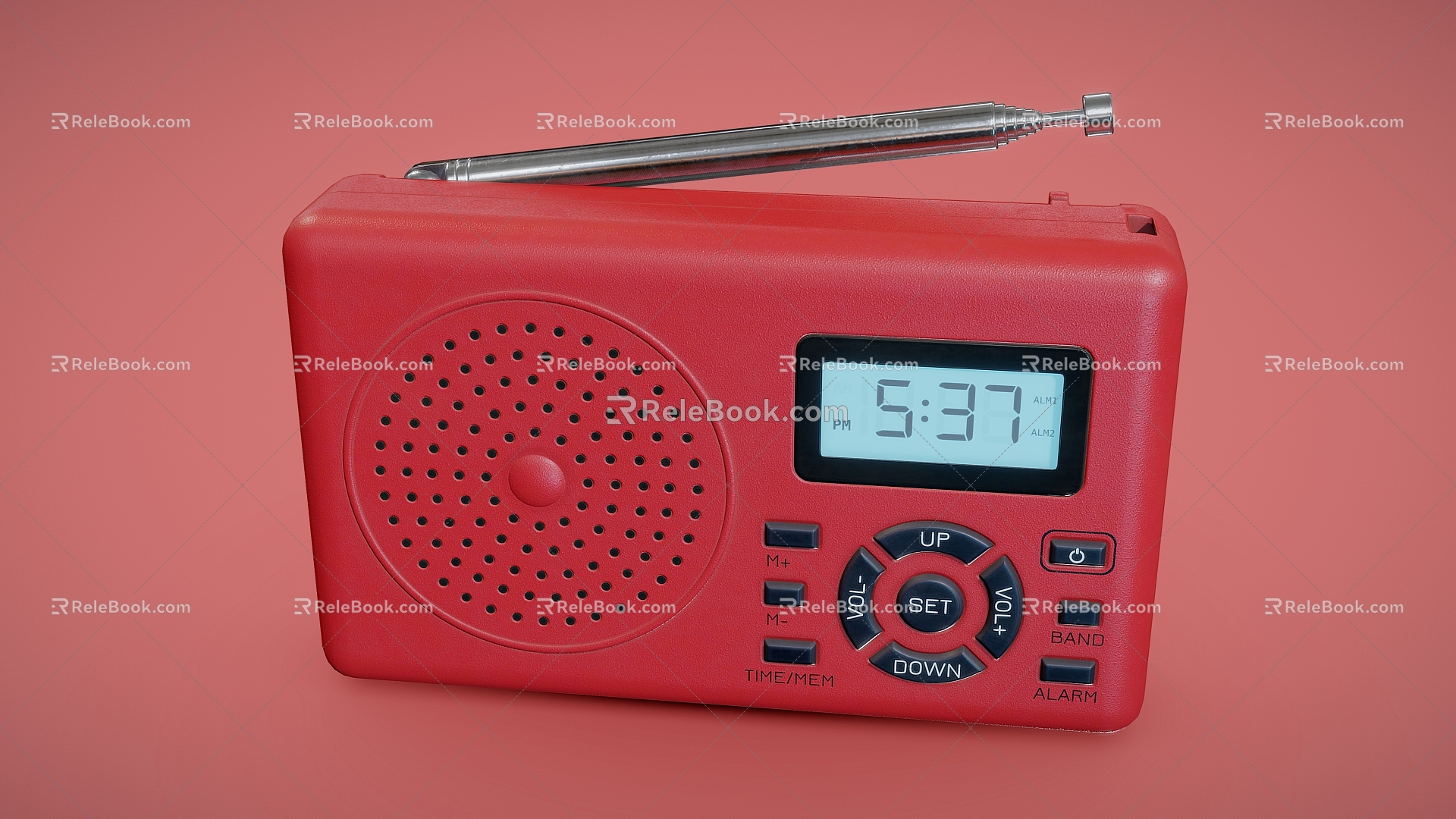 Radio Portable Radio Recorder 3d model