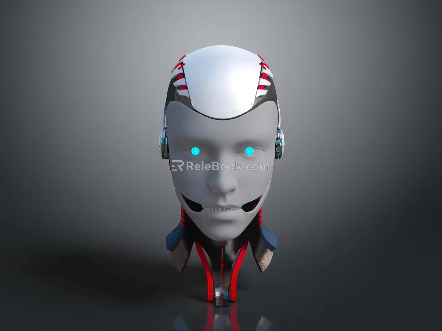 Robot Assistant Small Robot Butler Robot Butler Figure Game Figure 3d model