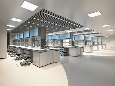 Modern Laboratory Open Laboratory 3d model