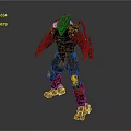 Mech Warrior Mech Soldier Machine Battlearm Mechanical Battlearm Machine Fighter Robot 3d model