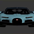 Blue Luxury Sports Car With Sleek Aerodynamic Design And Glossy Exterior