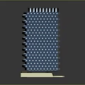 Vertical Perforated Component with Grid Surface and Base Stand Structure Design