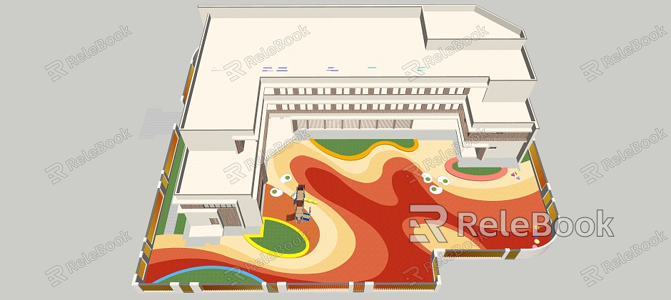 Modern Kindergarten Architecture Kindergarten model